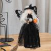 Cabilock 5pcs Halloween Witch Doll Decoration Witch with Intricate Details for Desktop Tree Topper and Versatile Halloween Aesthetic for Settings view 4