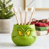Dr. Seuss The Grinch Holiday Christmas Toothbrush Holder - Makeup Brushes/Pens Tumbler, (Officially Licensed Product) by Franco Collectibles view 1
