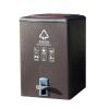 YUXING1205 Outdoor Trash Can Foot-Operated Trash Can with Lid, Outdoor Trash Can, Large Capacity Commercial Classified Garbage Can, 100L/26.4 Gallons Outside Trash Bin(Dark Brown), wanghairong158 view 1