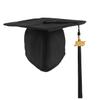 UIALECG Unisex Adult Matte Graduation Cap with 2025 Tassel for High School and College,Black Graduation Cap 2025 view 1