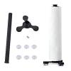 CFGH6FDF Kitchen Paper Roll Holder Simple Vertical Paper Towel Holder, Suction Cup Creative Paper Roll Holder, Removable Kitchen Plastic Wrap Holder Kitchen Roll Holder, ZCL2024 view 2
