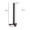 CFGH6FDF Kitchen Paper Roll Holder Simple Vertical Paper Towel Holder, Suction Cup Creative Paper Roll Holder, Removable Kitchen Plastic Wrap Holder Kitchen Roll Holder, ZCL2024 view 3
