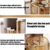 ZYXQQJ Transparent Bar Stool Stackable Tall Stools Acrylic Counter Height Stool Backless Modern Kitchen Dining Chair 45cm/18in(Platinum) view 4