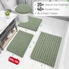 Arotive Luxury Chenille Bathroom Rug Mat, Extra Soft Thick Absorbent Shaggy Bath Rugs, Non-Slip Machine Wash Dry, Plush Bath Mats for Bathroom, Shower and Tub, 60x24, Sage Green view 2