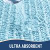 Arotive Luxury Bathroom Rugs 40x32, Extra Soft Thick Absorbent Shaggy Chenille Bath Rugs, Non-Slip Machine Wash Dry, Bath Mats for Bathroom Floor, Tub and Shower, Home Decor Accessories, Blue view 4