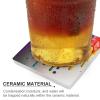 4PCS Drink Coaster with Cork Backing Pads Paint Splatter Backdrop Ceramic Coasters for Drink Absorbent Cup Mat for Coffee Table Tabletop Protection Mat for Mugs 3.7 Inch view 4