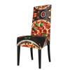 DRTGEDS Pizza Food Decor Protection Cover Dining Chairs for Homes, Offices, Restaurants Hotels Party view 1
