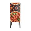 DRTGEDS Pizza Food Decor Protection Cover Dining Chairs for Homes, Offices, Restaurants Hotels Party view 3