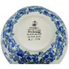 Polmedia Polish Pottery Apple Shaped Jar - Horse Gallop Pattern Handmade in Boleslawiec Poland by Ceramika Artystyczna + Certificate of Authenticity view 4