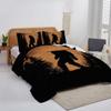 Bigfoot Theme Twin/King Size Quilt Set - Super Soft Microfiber, Lightweight, Sasquatch Bedding Pattern for Bedroom Decor view 4