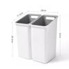 YUJUNDZSW Trash Cans Kitchen Trash Can Household Large Living Room Bedroom Toilet Bathroom Classification Trash Can Kitchen Special Bucket Kitchen Trashcan view 2