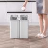 YUJUNDZSW Trash Cans Kitchen Trash Can Household Large Living Room Bedroom Toilet Bathroom Classification Trash Can Kitchen Special Bucket Kitchen Trashcan view 3