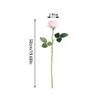URGDWEKJY Artificial Flowers for Decoration Single Rose Bouquet Artificial Flower Indoor Fake Flower Living Room Display Wedding Vase Flower Arrangement Artificial Plants & Flowers(D) view 2