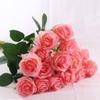 URGDWEKJY Artificial Flowers for Decoration Single Rose Bouquet Artificial Flower Indoor Fake Flower Living Room Display Wedding Vase Flower Arrangement Artificial Plants & Flowers(D) view 3
