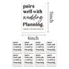 8 Pcs Wedding Wine Labels - Bridal Shower Gifts for Couples 2024, Wine Bottle Stickers & Decorations view 2