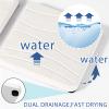 3PCS Water Absorbing Stone Tray, Fast Drying Stone Sink Tray, Stones Soap Trays, Water Absorbent Diatomite Trays, Diatomite Coasters for Kitchen Sink Bathroom Counter, Hand Soap Dish & Holders view 2