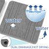 3PCS Water Absorbing Stone Tray, DryingNeat Diatomite Stone Sink Tray, Instant Dry Sink Coasters, Kitchen Sponge Hand Soap Holder, Countertop Fast Drying Counter Trays,8 * 4inch and 4 * 4inch view 2