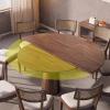 Blazea Foldable Round Table Top Only, Solid Wood Event Table Top, Catering Banquet Party Table No Legs, Dining Room Card Table Fold-in-Quarter(120 cm (47 inch)) view 1