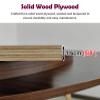 Blazea Foldable Round Table Top Only, Solid Wood Event Table Top, Catering Banquet Party Table No Legs, Dining Room Card Table Fold-in-Quarter(120 cm (47 inch)) view 4