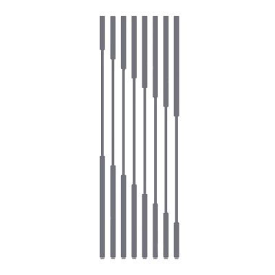 Elitix 8 Pcs Room Divider Decorative Column, No Drilling Rod Divider Stand for Room Office Separation, Metal Screen Partition Post for Dividing Space(250cm(8.2ft))