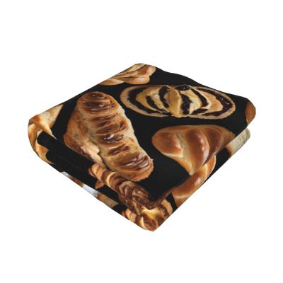 Cheese Sandwiches Print Fleece Throw Blanket for Couch Sofa Bed, Cozy Fuzzy Soft Lightweight Warm Blankets for All Seasons