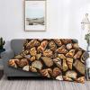 Cheese Sandwiches Print Fleece Throw Blanket for Couch Sofa Bed, Cozy Fuzzy Soft Lightweight Warm Blankets for All Seasons view 3