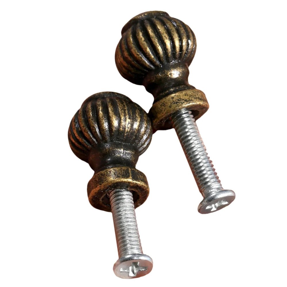 MKGOXAKC 6pcs Pull knob 14mm*19mm Cabinet Handles and Knobs Vintage Furniture Knob Door Handle Pulls