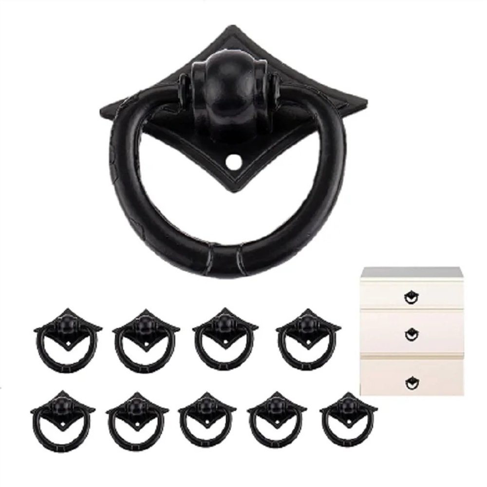 MKGOXAKC 10pcs Cabinet Pull Handles Door Cupboard Closet Knobs with Screws Drawer Knobs for Jewelry Box Kitchen Furniture(Bronze 10pcs)