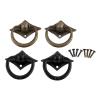 MKGOXAKC 10pcs Cabinet Pull Handles Door Cupboard Closet Knobs with Screws Drawer Knobs for Jewelry Box Kitchen Furniture(Bronze 10pcs) view 3