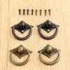 MKGOXAKC 10pcs Cabinet Pull Handles Door Cupboard Closet Knobs with Screws Drawer Knobs for Jewelry Box Kitchen Furniture(Bronze 10pcs) view 4