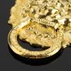 MKGOXAKC 2pcs Gold Pull Knobs 29 * 24mm Handle Lion Head Furniture Door Cabinet Dresser Drawer Pull Handle view 2