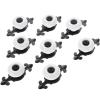MKGOXAKC 8Pcs Furniture Handle Ceramic Cabinet Knobs and Handles Door Cupboard Drawer Kitchen Pull Handle Furniture Fittings Black White view 1