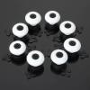 MKGOXAKC 8Pcs Furniture Handle Ceramic Cabinet Knobs and Handles Door Cupboard Drawer Kitchen Pull Handle Furniture Fittings Black White view 3