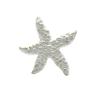 MKGOXAKC 4pcs White Iron Art Crab Starfish Shell Door Knob Pull Cloth Hook Style Cabinet Drawer Handle White view 4