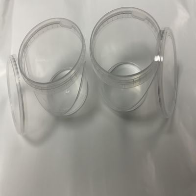 1 Quart Bucket with Lid 2 pcs Bulk Pack, Clear White Food Safe Material, Plastic Bucket with Handle and Lid, 2 Pack Food Storage Pail for All Purpose. Buy Bulk bucket-1L2pcbucket-1L2pc