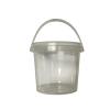 1 Quart Bucket with Lid 2 pcs Bulk Pack, Clear White Food Safe Material, Plastic Bucket with Handle and Lid, 2 Pack Food Storage Pail for All Purpose. Buy Bulk bucket-1L2pcbucket-1L2pc view 4