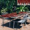 6ft Fitted Tablecloth for Rectangle Tables,Merry Christmas Watercolor Snowman Waterproof Elastic Edged Table Cover,Winter Snowflake on Red Black Grid Table Cloth for Kitchen Dining Outdoor Party view 3