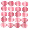 CATIEBYE 40pcs Canning Lids for Mouth Jars Airtight Screw Caps for Preserving Sauces Spices and Jams Leak Storage for Freshness and Easy Sharing view 1