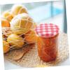 CATIEBYE 40pcs Canning Lids for Mouth Jars Airtight Screw Caps for Preserving Sauces Spices and Jams Leak Storage for Freshness and Easy Sharing view 3