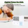 Digital Timer,Cooking Kitchen Classroom Timer Magnetic Countdown Countup Stopwatch with 32s Alarm for Exercise Relaxation Reading White, for Classroom Supplies Workouts Baking view 2