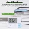 Digital Timer,Cooking Kitchen Classroom Timer Magnetic Countdown Countup Stopwatch with 32s Alarm for Exercise Relaxation Reading White, for Classroom Supplies Workouts Baking view 3
