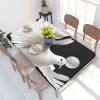 YBAOFU Rectangle Tablecloth Waterproof Elastic Fitted Table Covers, Tablecloths for 4 Foot (2.5 X 4 Ft) Tables, Outdoor Patio Garden Farmhouse Table Cover - Flying Dove view 1