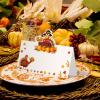 25 PCS Thanksgiving Table Place Cards, 3.5 x 2 Inch Turkey Themed Tent Place Cards for Table Setting, Festive Thanksgiving Day Name Cards, Autumn Fall Harvest Design for Holiday Dinner Party Supplies view 4