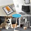 Supercap - Black Large Dish Drying Mat for Kitchen Counter, 32" x 20" Hide Stain Anti Absorbent for Kitchen Counter, Coffee mat with Non-Slip Rubber Backed ((50x80cm lattice black)) view 2