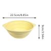 2 Pcs Silicone Bread Proofing Baskets, Collapsible Sourdough Bread Baking Supplies Dough Proofing Box Oven Safe for Artisan Bread Making for Professional and Home Bakers (Yellow and Purple Round) view 2