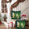 Artmag Christmas Pillow Covers 24x24 Inch Set of 2 Christmas Tree Green Decorative Throw Pillow Covers Winter Holiday Cushion Cases Decor for Home Couch Sofa view 2