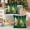 Artmag Christmas Pillow Covers 24x24 Inch Set of 2 Christmas Tree Green Decorative Throw Pillow Covers Winter Holiday Cushion Cases Decor for Home Couch Sofa view 4