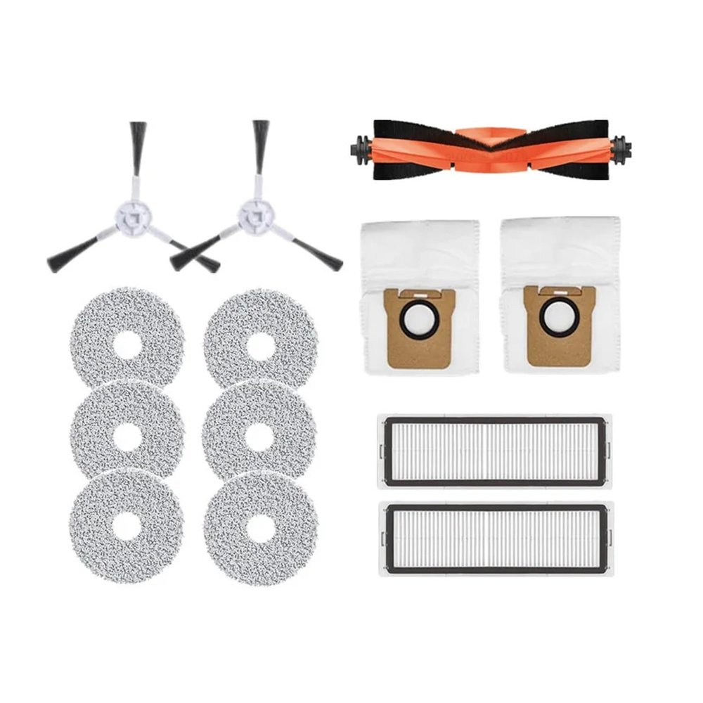 Compatible For Dreame Bot L10s Ultra L10s Pro Robot Vacuum Cleaner Spare Accessory Parts Kit Hair Main/Side Brush, Filter, Mop Rag