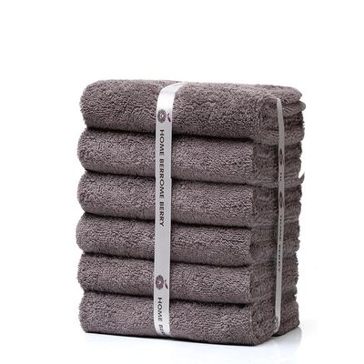 100% Cotton Luxury Hotel Bathroom Towel Set | Premium Absorbent Towels | Ultra Soft Large Bath, Hand, and Face Washcloths | Quick Dry, Ideal for Pool, Gym, and Daily Use (Grey, Pack of 6)