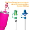 9Pc Straw Cover for Stanley Cup, Silicone Straw Topper for Stanley Cup 30&40oz with Tumblers, 10mm 0.4in Lid Accessories (Reusable) view 2